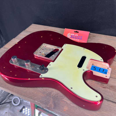 Real Life Relics Tele® Telecaster® Body Aged Candy Apple Red #2