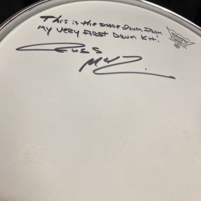 Russ McKinnon's First Snare Drum! (Barry Manilow, Tower of Power) Ludwig 14x5" Super-Sensitive Snare Drum 1968 - SIGNED! image 2