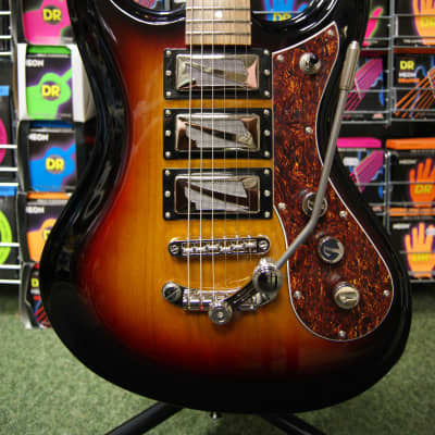 Italia Europa electric guitar in 3 tone sunburst - Made in Korea for sale