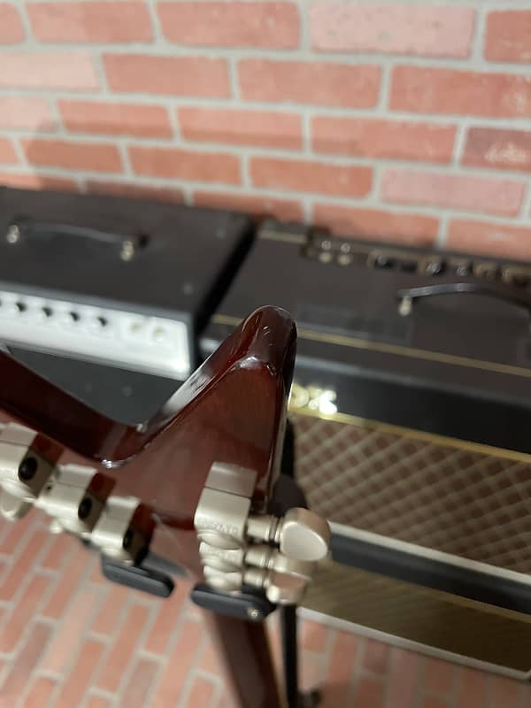 【美品】DEAN V Exotic Bubinga エレキギター フライングV 2008 MIK* Dean V Exotic Bubinga | Reverb