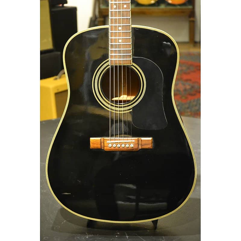 1992 Washburn D-12B Black | Reverb