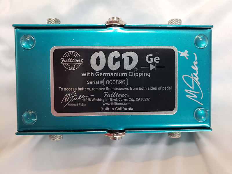 Fulltone Custom Shop OCD-GE Germanium Overdrive [SIGNED