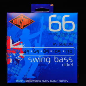 Rotosound RS665LDN Roundwound 5-String Long Scale Bass Strings - Standard (45-130)