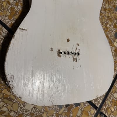 Loaded Telecaster Tele body Texas Special pups Olympic White image 8