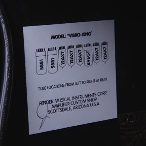 2004 Fender Vibro King Cowboy Tolex Amplifier (SKU 4490) image 10
