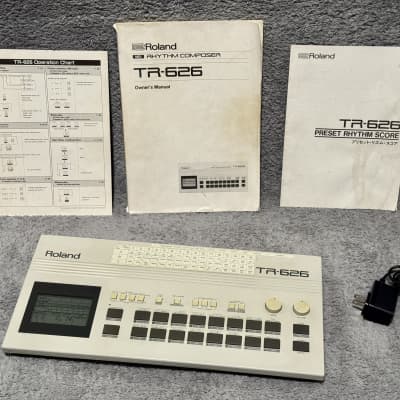 Roland TR-626 Rhythm Composer 1980s - White