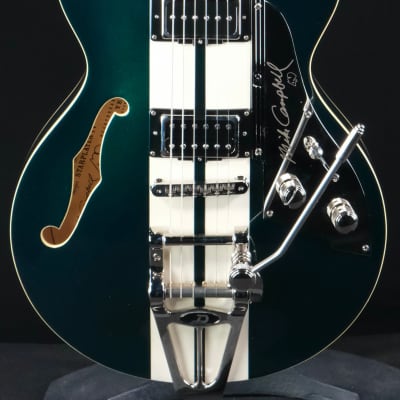 Duesenberg Alliance Mike Campbell 40th Anniversary Electric-Guitar - Catalina Green image 2