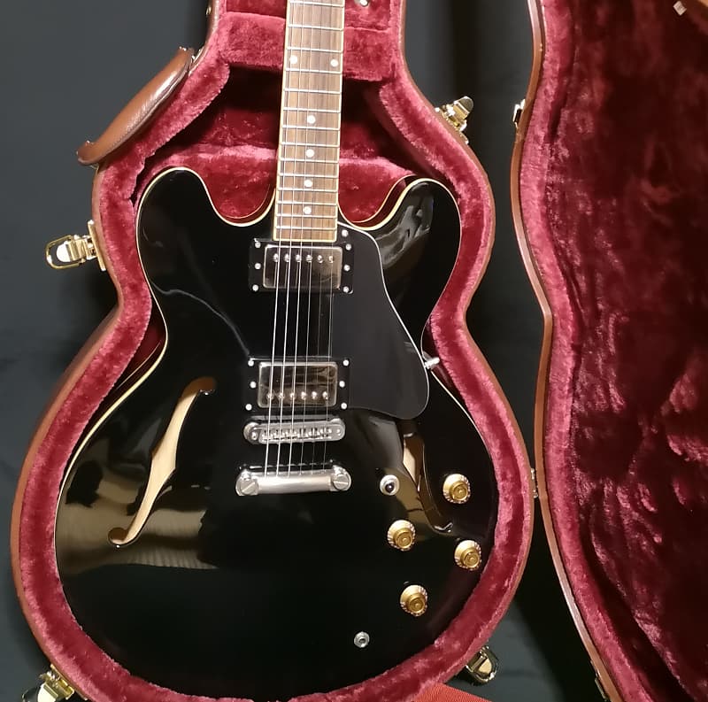 Burny RSA-65 2013 Black 335 W/Case | Reverb