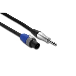 Hosa SKT-205Q Neutrik SpeakOn to 1/4" TS Edge Speaker Cable - 5'