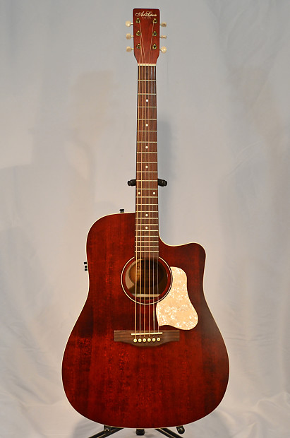 Art & Lutherie Americana Dreadnought CW QIT Tennessee Red image 1