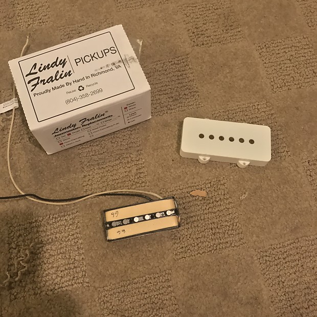 Lindy Fralin Hum-Cancelling Jazzmaster Bridge Pickup 2016 White