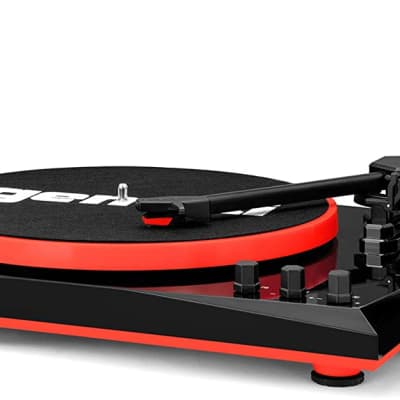 Audio Technica AT-LP60XBT-RD Bluetooth Turntable -Fully Automatic -  Belt-Drive (Red/Black) : : Musical Instruments