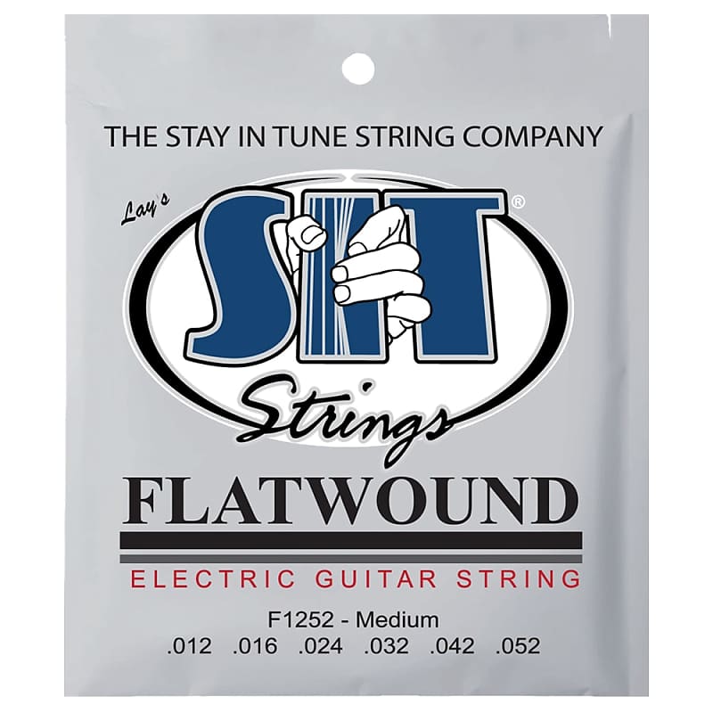 SIT Strings F1252 Medium Flatwound Electric Strings .012-.052 image 1