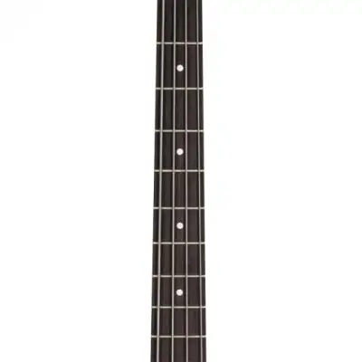 Glarry GJazz Fender Jazz Style Electric Bass Guitar White image 8