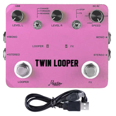 ギター Rowin TWIN LOOPER Amazon.com: Rowin Twin Looper Station Electric Guitar Effect Pedal