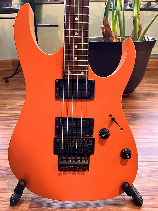 Ibanez Rg570 Custom Orange Mij Reverb