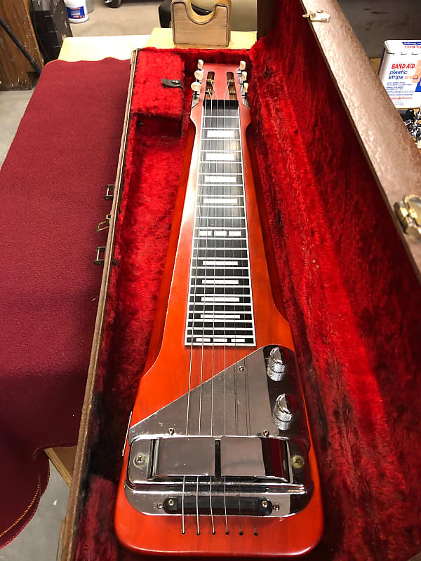 Electro Lap Steel 60's - Transparent Red image 1