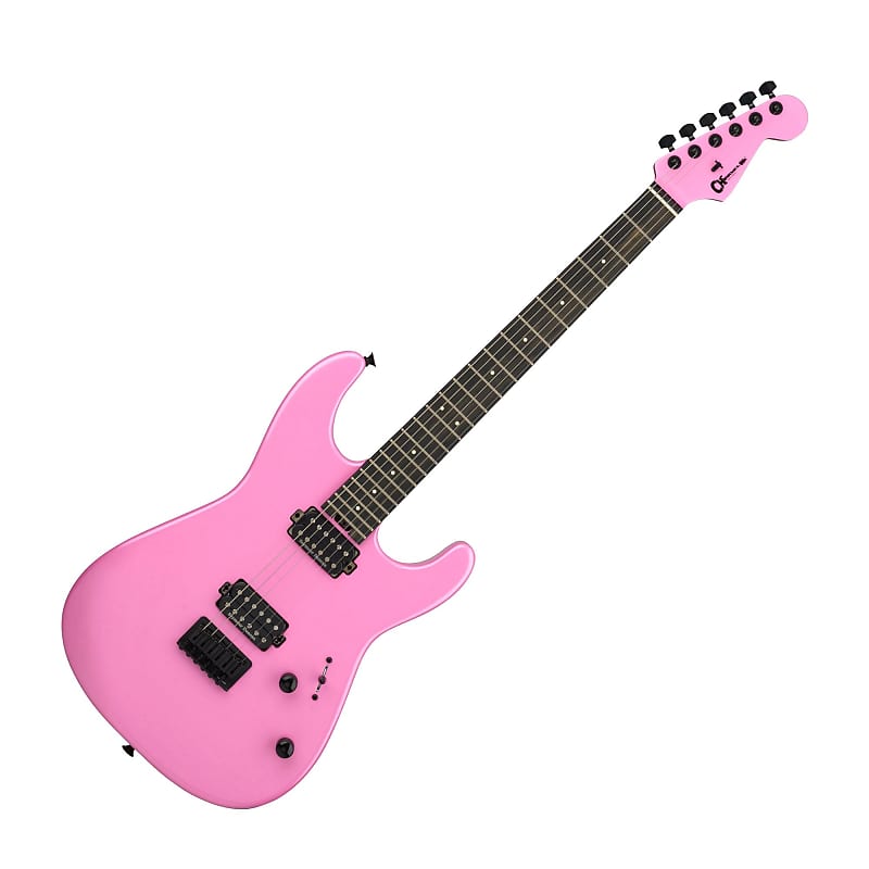 Charvel SD1 San Dimas Style 1 HH HT E Electric Guitar, Platinum Pink image 1