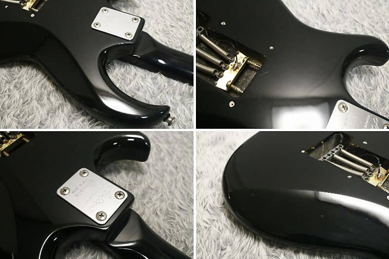 Vintage 1986 made Aria Pro II RS WILD CAT Black finish