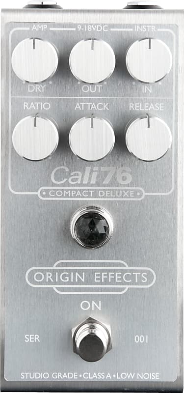 Origin Effects LTD Cali76 Compact Deluxe Laser Engraved Compressor Pedal image 1