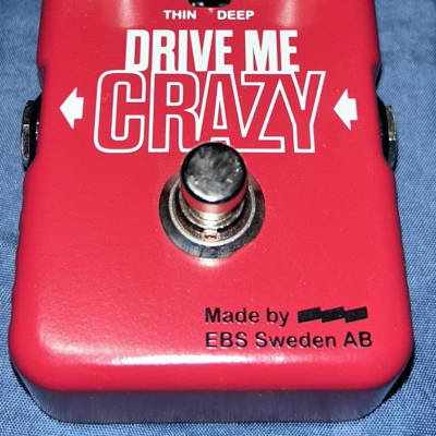 EBS Drive Me Crazy Overdrive Distortion Pedal Mint with Box for sale
