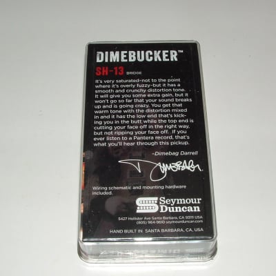 Seymour Duncan SH-13 Dimebucker Humbucker Pickup (Black) - SH-13 Black image 3