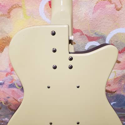 1990's Danelectro U2 ‘57 Reissue Cream Electric Guitar "Left Handed" (USED) "SOLD AS IS" image 13