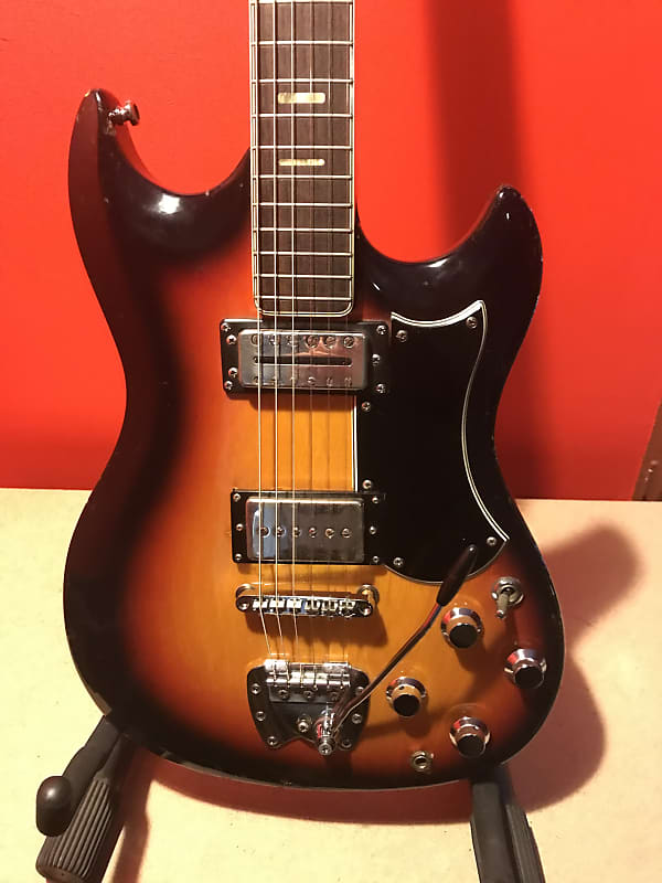 Univox, matsumoku Badazz 1970s Sunburst | Reverb