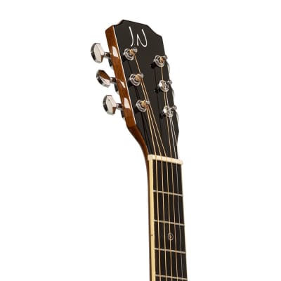 JN Guitars Bessie Acoustic Travel Guitar - Dark Cherry Burst - BES-A MINI DCB image 4