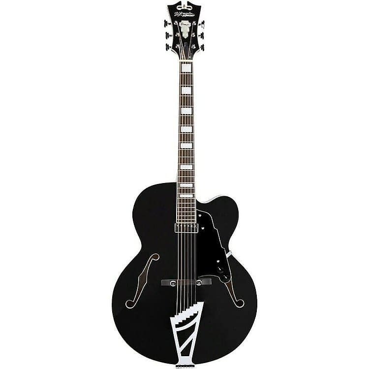 Open Box D'Angelico Premier EXL-1 Archtop, Black with Gig Bag image 1