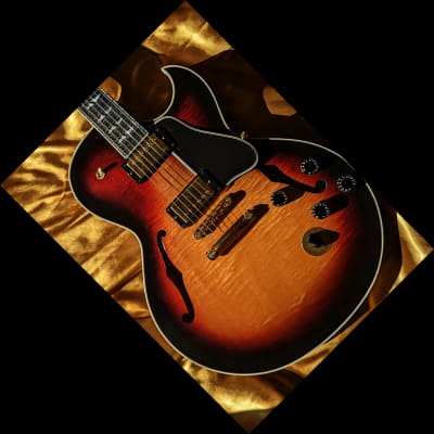 2005 Gibson ES-137 Custom - Tri-Burst - Gold Hardware - Ebony Fretboard for sale