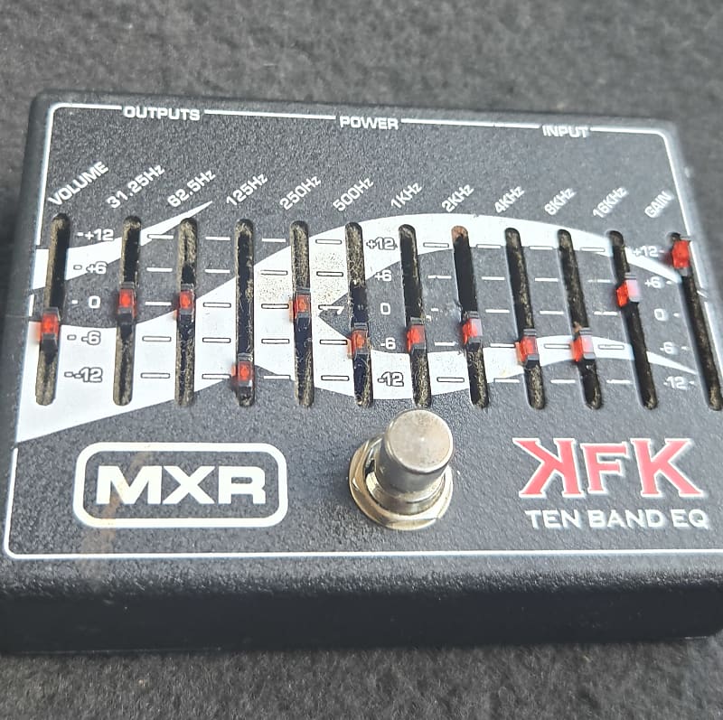 MXR KFK1 Kerry King Ten Band EQ 2010s - Black | Reverb