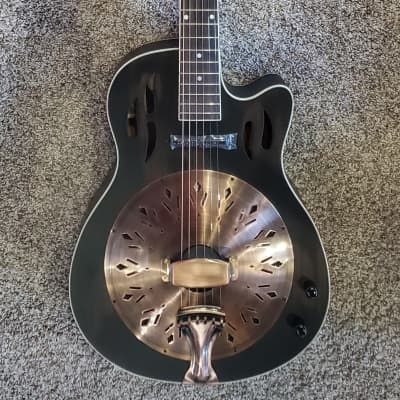 Ortega Americana Series Resonator Guitar, Parlor Body, Mahogany