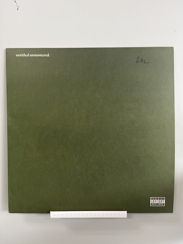 Kendrick lamar Unaltd unmastered vinyl record Autographed