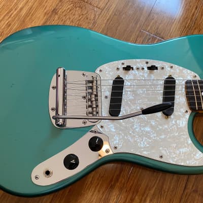 Fender Japan Order Made Mustang '69 Reissue 2004 Ocean | Reverb