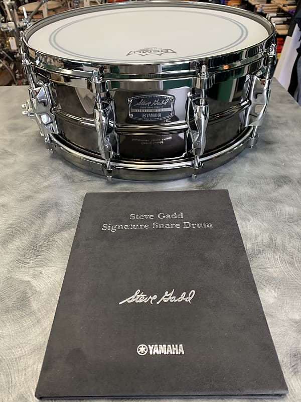Yamaha 14x5.5” Steve Gadd Signature 1.2mm Steel Snare Drum Reverb