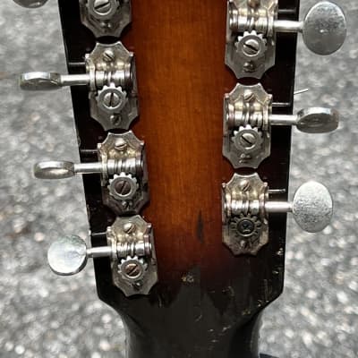 1938 Gibson EH-150 7 String Lap Steel Guitar W/OHSC Sunburst Vintage image 9
