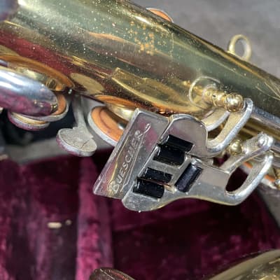 buescher aristocrat tenor saxophone s-40 1950s-1960s - brass - plays well image 9