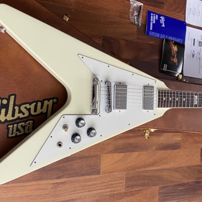 limited Gibson Flying V 120th Anniversary 2014 classic white wie neu ungespielt custom shop Niveau for sale