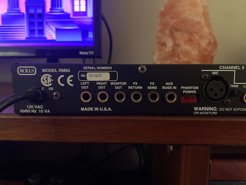 Rolls RM65 Mixer Reverb