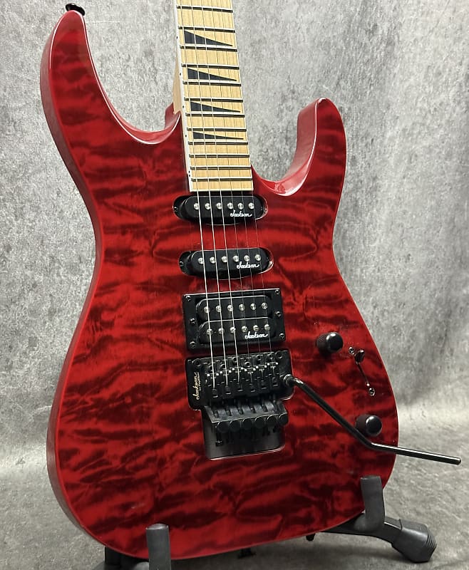 Jackson JS34Q Dinky DKAM 2021 - Transparent Red image 1