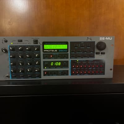 E-MU Systems Proteus 2500 Rackmount 128-Voice Sampler Module 2001 - Black