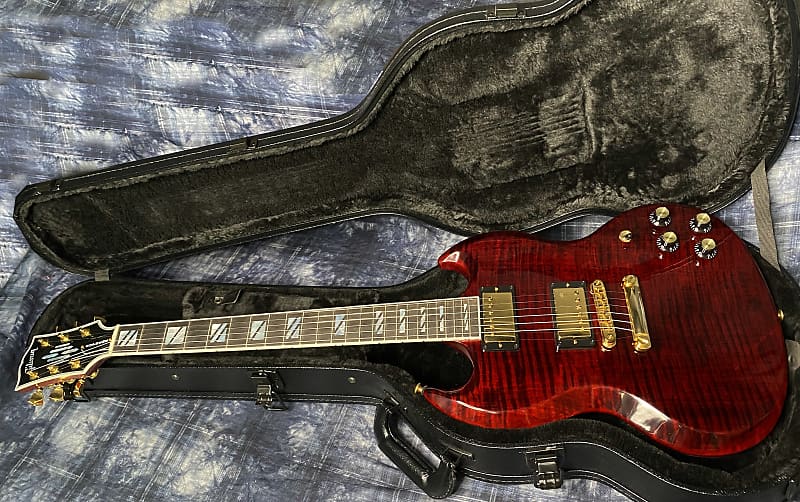 SG-7 20周年　ピックアップ Gibson SG Supreme Electric Guitar - Translucent Ebony Burst