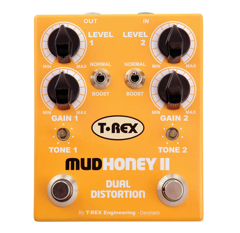 T-Rex Mudhoney II Dual Distortion Effects Pedal