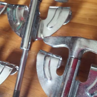 Pearl 5" Bass Drum Tension T Rod w/ Claws SET VINTAGE 60s 70s MIJ Japan SLINGERLAND COPY image 5