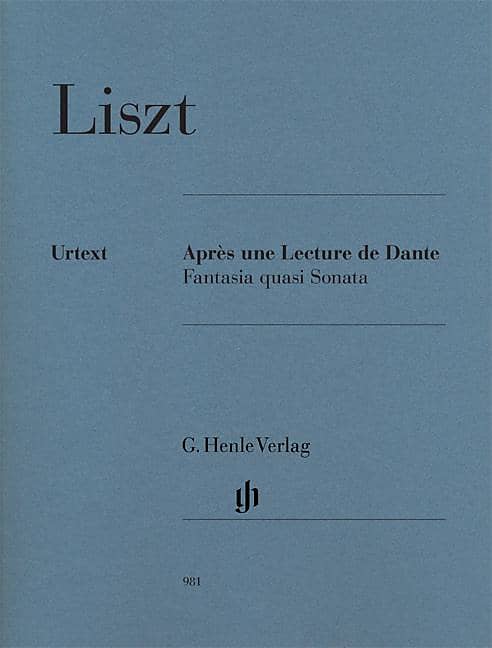 Apr&#232;s une Lecture de Dante Fantasia quasi Sonata - HN981 / LIBRI MUSICALI image 1