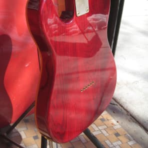Fender Squier Telecaster Thinline 1997 Cherry Stain image 7