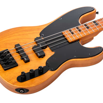 Schecter Model-T Session 4-String Bass [Aged Natural Satin] image 9