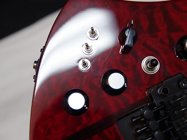 BC RICH Mockingbird ST electric LEFT-HANDED GUITAR Red