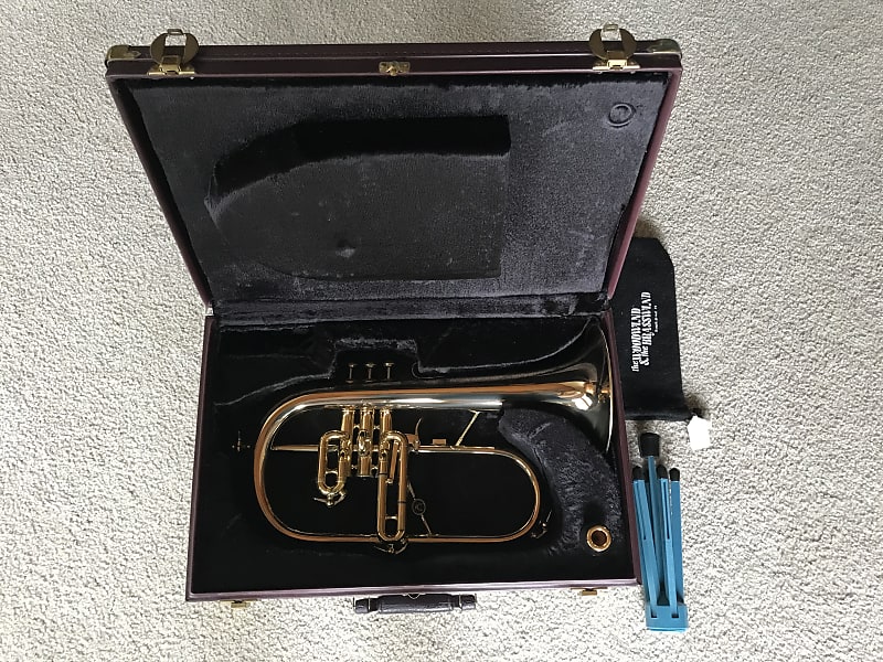 Antoine Courtois Professional Flugelhorn—Rose brass bell | Reverb